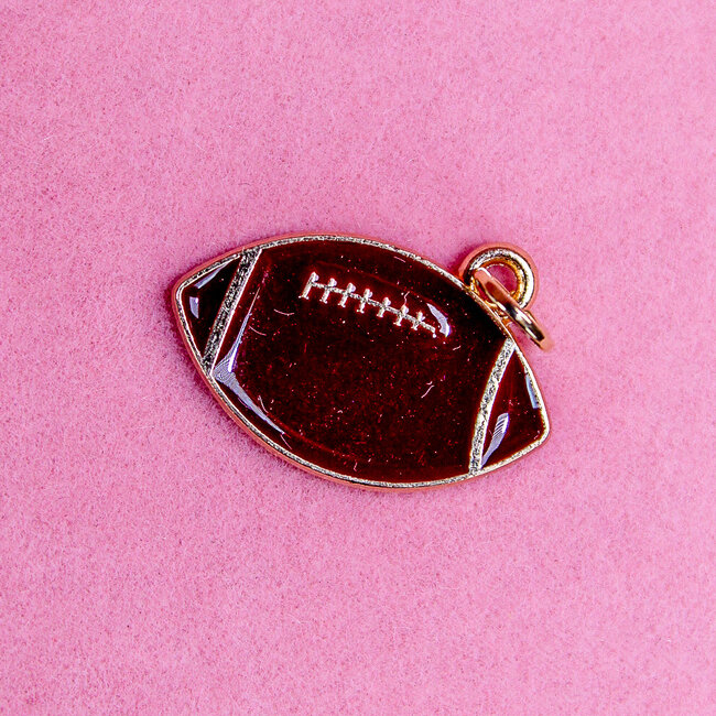 Flat Football Charm