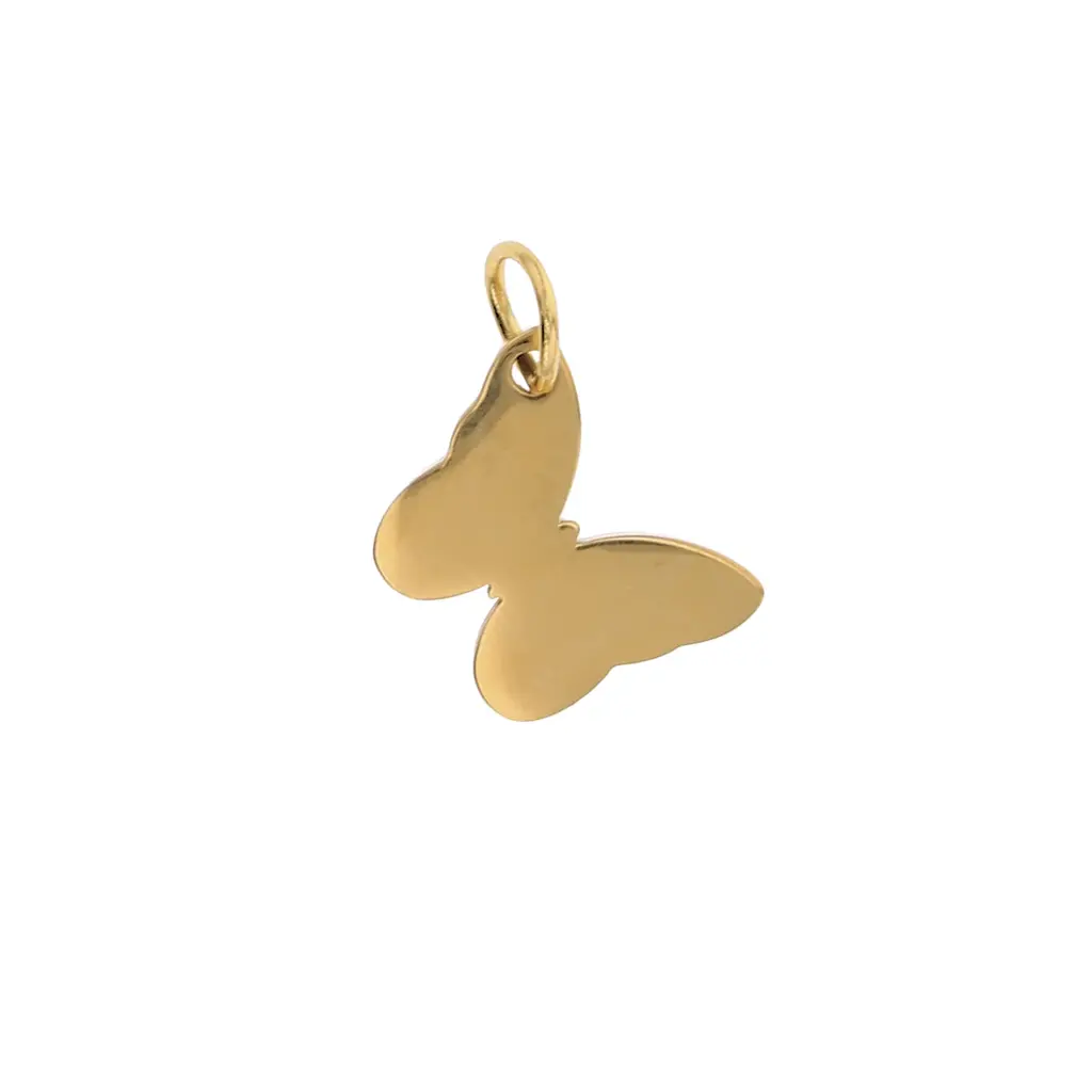 Charm Bar Cut Out Butterfly Charm