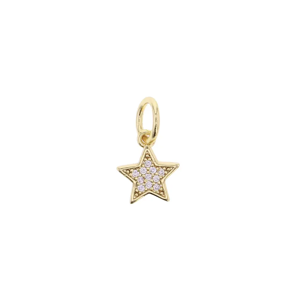 Charm Bar Rhinestone Star Charm