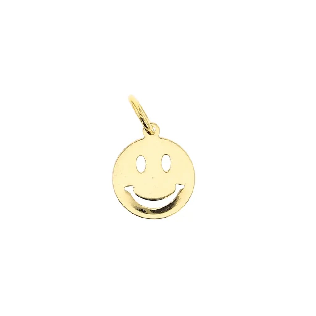 Charm Bar Smiley Face Charm