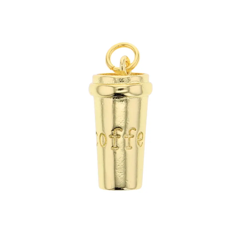 Charm Bar Coffee Cup Charm