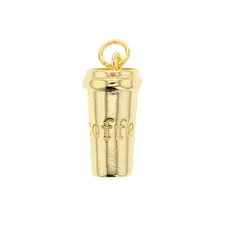 Charm Bar Coffee Cup Charm