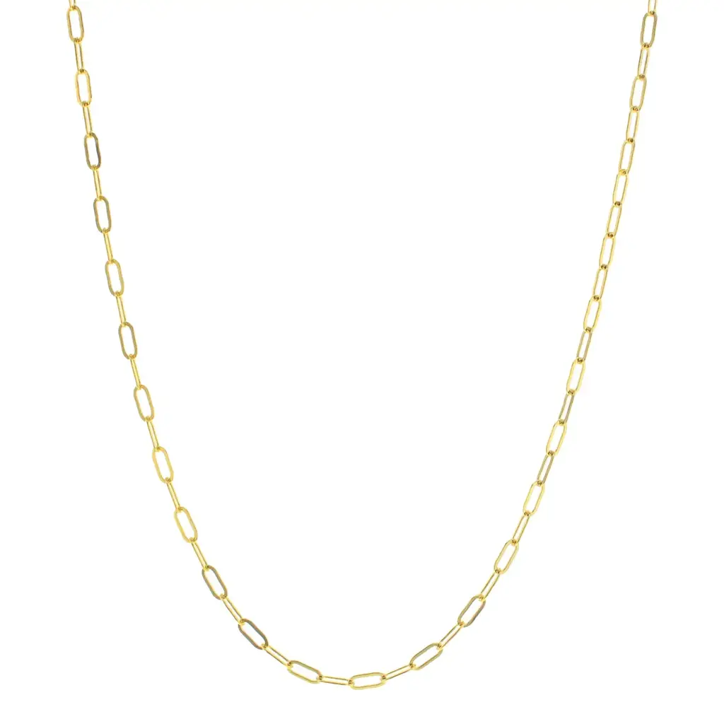 Charm Bar Glossy Gold Charm Chain