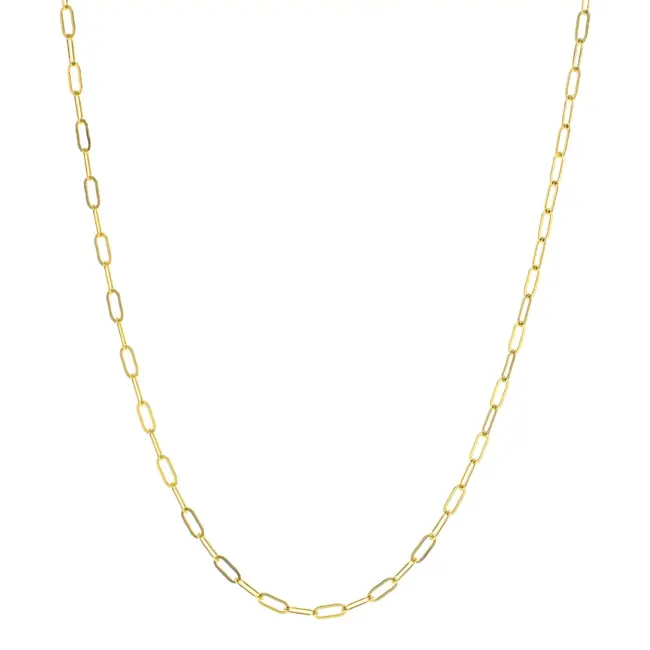 Glossy Gold Charm Chain