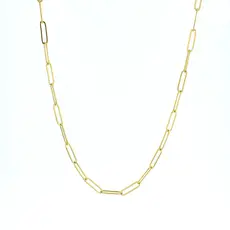 Charm Bar Link Gold Charm Chain