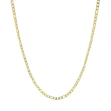 Charm Bar Figaro Gold Charm Chain