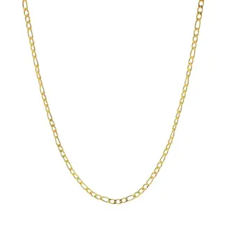 Charm Bar Figaro Gold Charm Chain