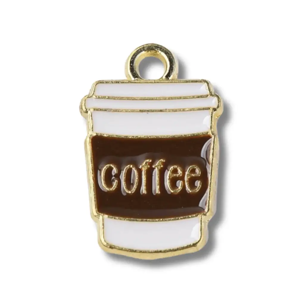 Charm Bar Coffee Cup Charm