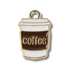 Charm Bar Coffee Cup Charm
