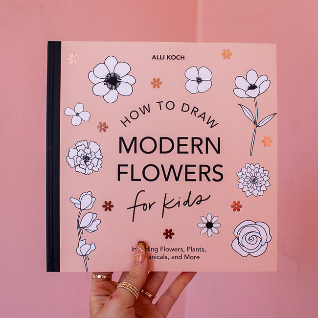 How to Draw Book Modern Flowers