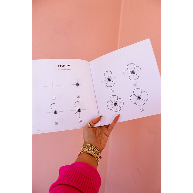 How to Draw Book Modern Flowers