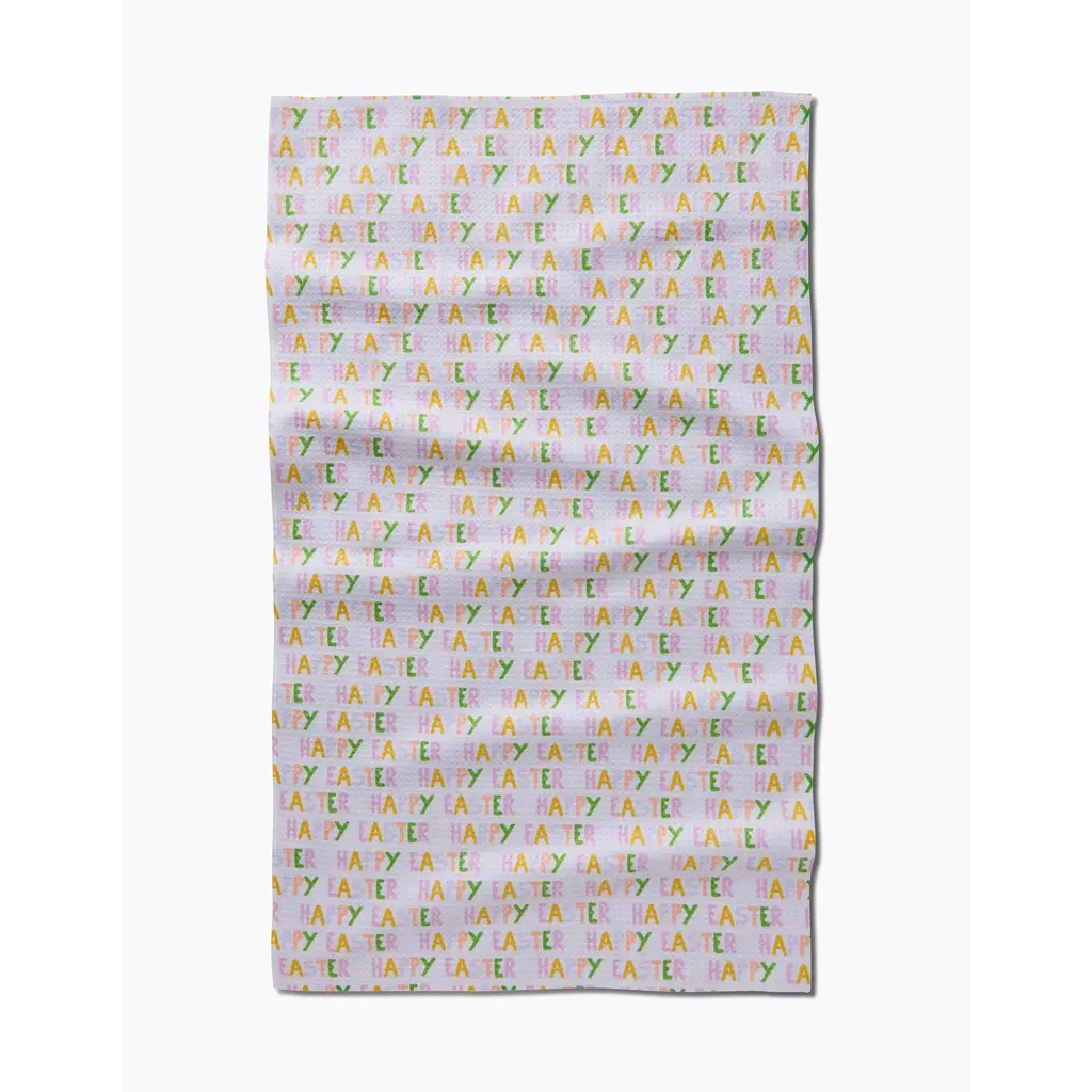 Retro Watering Cans Geometry Towel