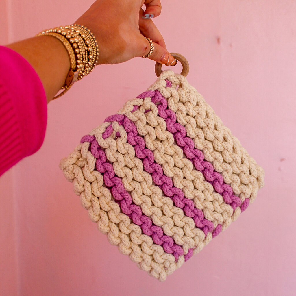 Hazel Mazel 8" Crocheted Pot Holder