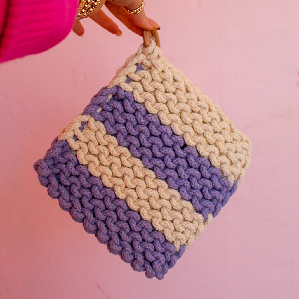 Hazel Mazel 8" Crocheted Pot Holder