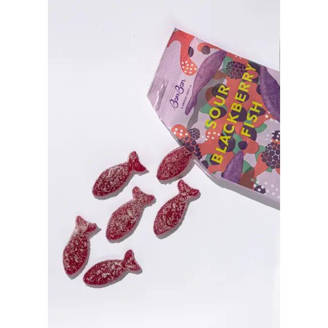 BonBon NYC Sour Blackberry Fish