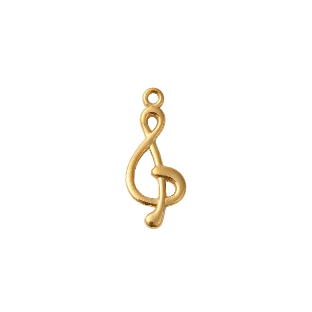 Charm Bar Simplistic Music Note Charm