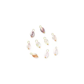 Charm Bar Sea Glass Iridescent Charms