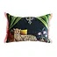 Velvet Pillow with Cheetah & Eyelash Fringe