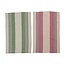 Set of 2 Woven Cotton Tea Towel Set with Stripes