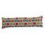 Cotton Embroidered Pillow with Flower Pattern