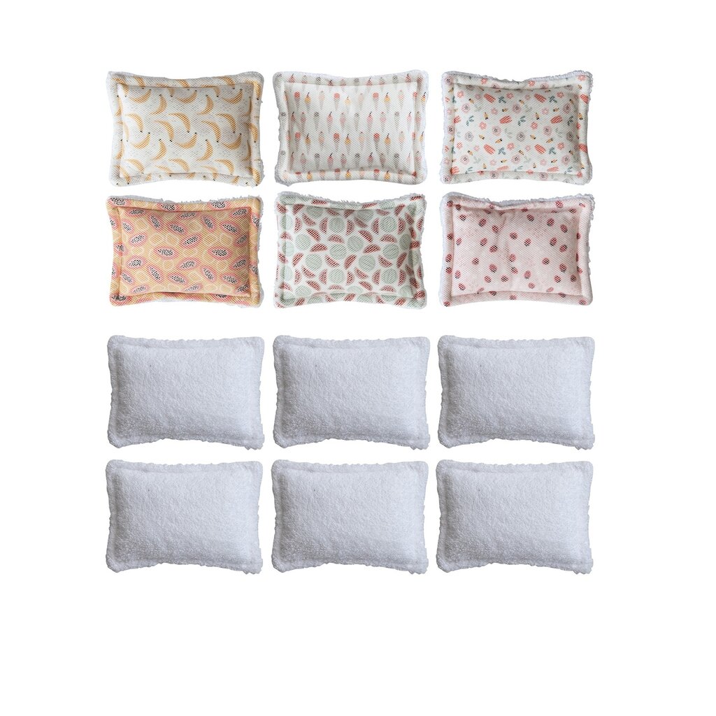 Hazel Mazel Mesh & Cotton Terry Printed Scrubby