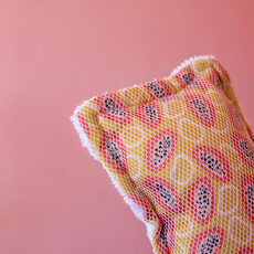 Hazel Mazel Mesh & Cotton Terry Printed Scrubby