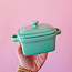 Blue Mini Baker with Lid