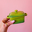 Hazel Mazel Green Mini Baker with Lid