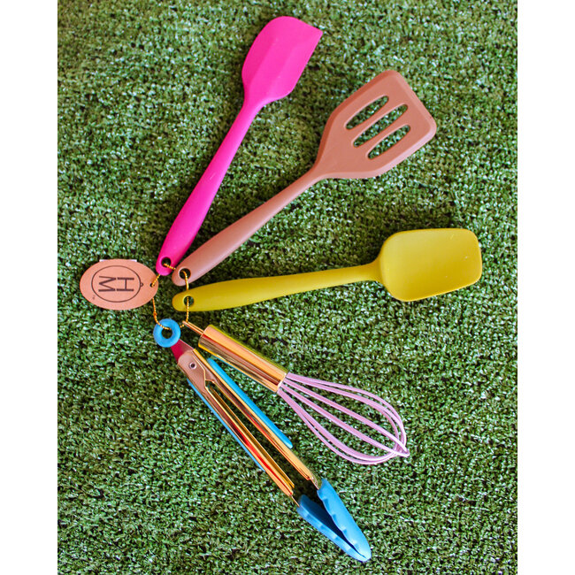 Silicone & Metal Kitchen Tool Set of 5
