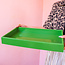 Hazel Mazel Green Tray with Hobnail Edge - Small