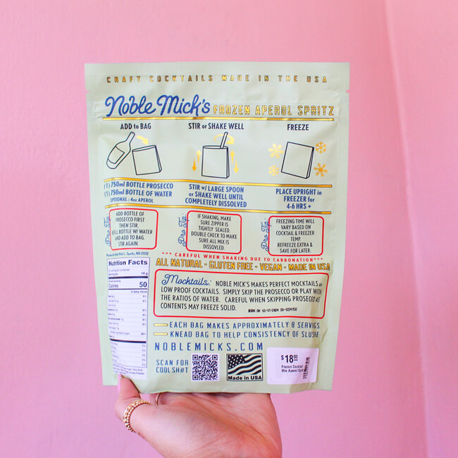Aperol Spritz Frozen Cocktail Mix