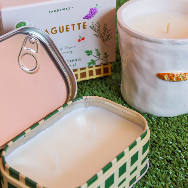 Bistro Tin Candle - French Baguette