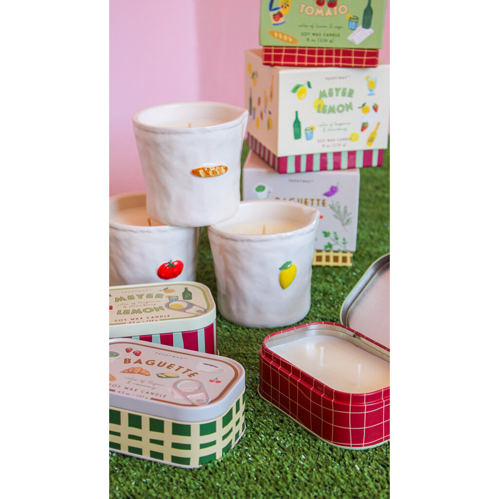 Bistro 8oz Ceramic Candle - French Baguette