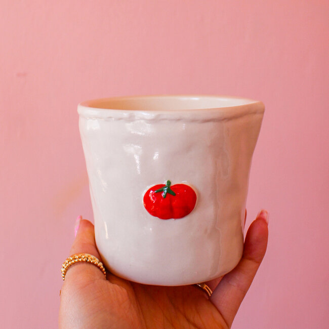 Bistro 8oz Ceramic Candle - Heirloom Tomato