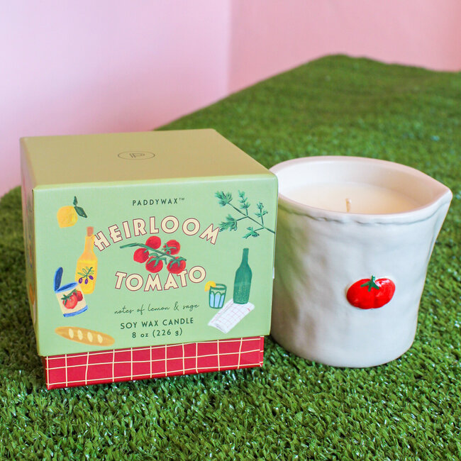 Bistro 8oz Ceramic Candle - Heirloom Tomato