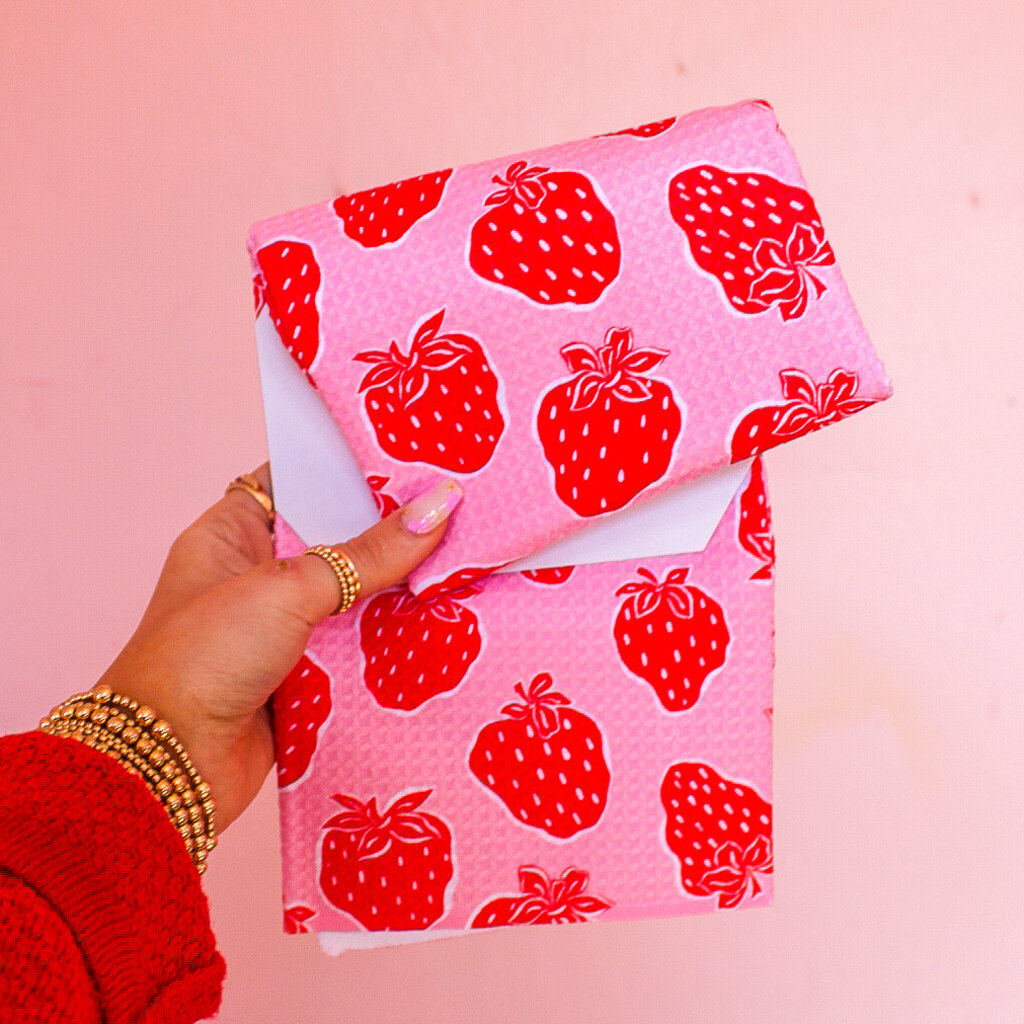 Strawberry Fields Geometry Towel