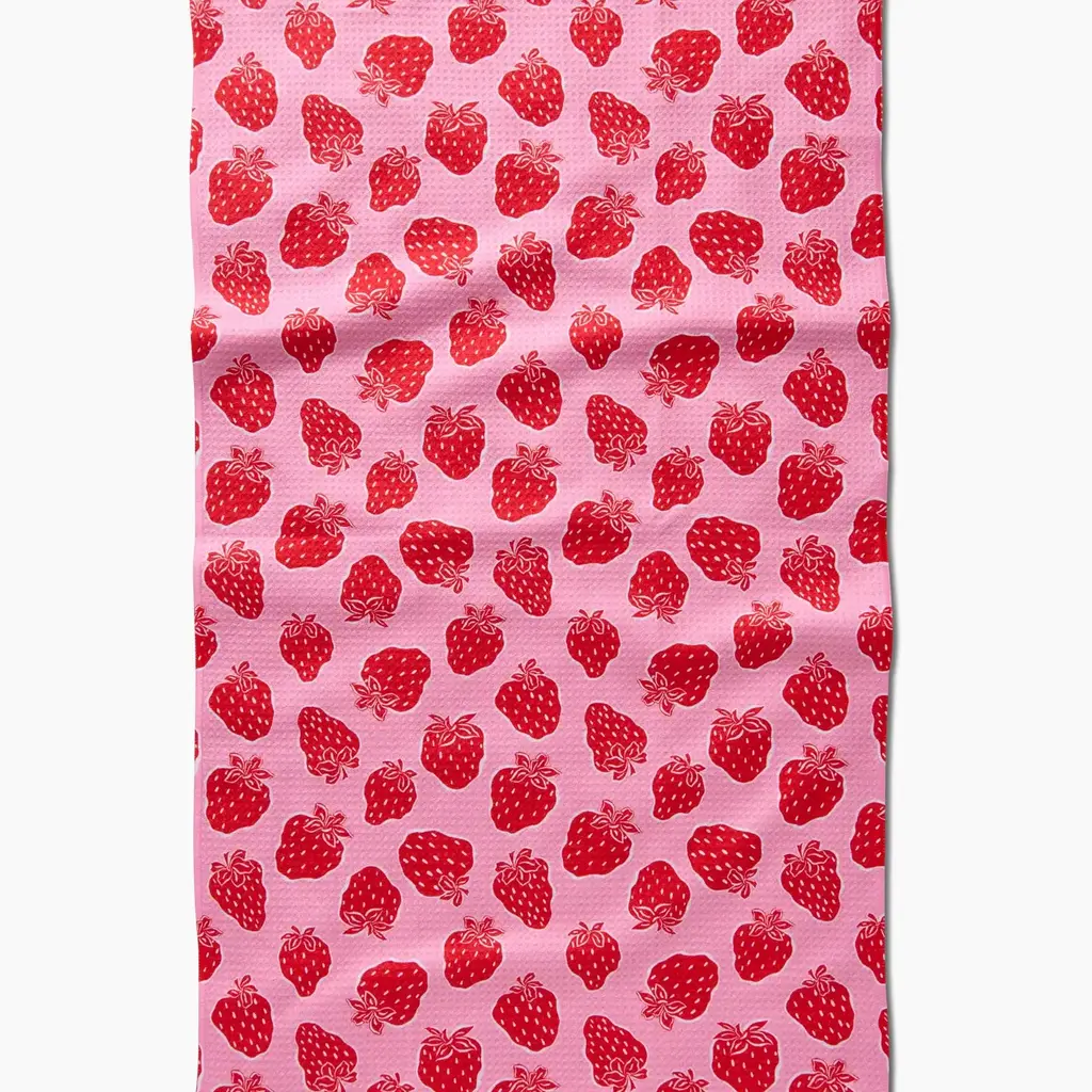 Strawberry Fields Geometry Towel