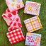 Floral Garden Geometry Towel
