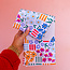 Floral Garden Geometry Towel