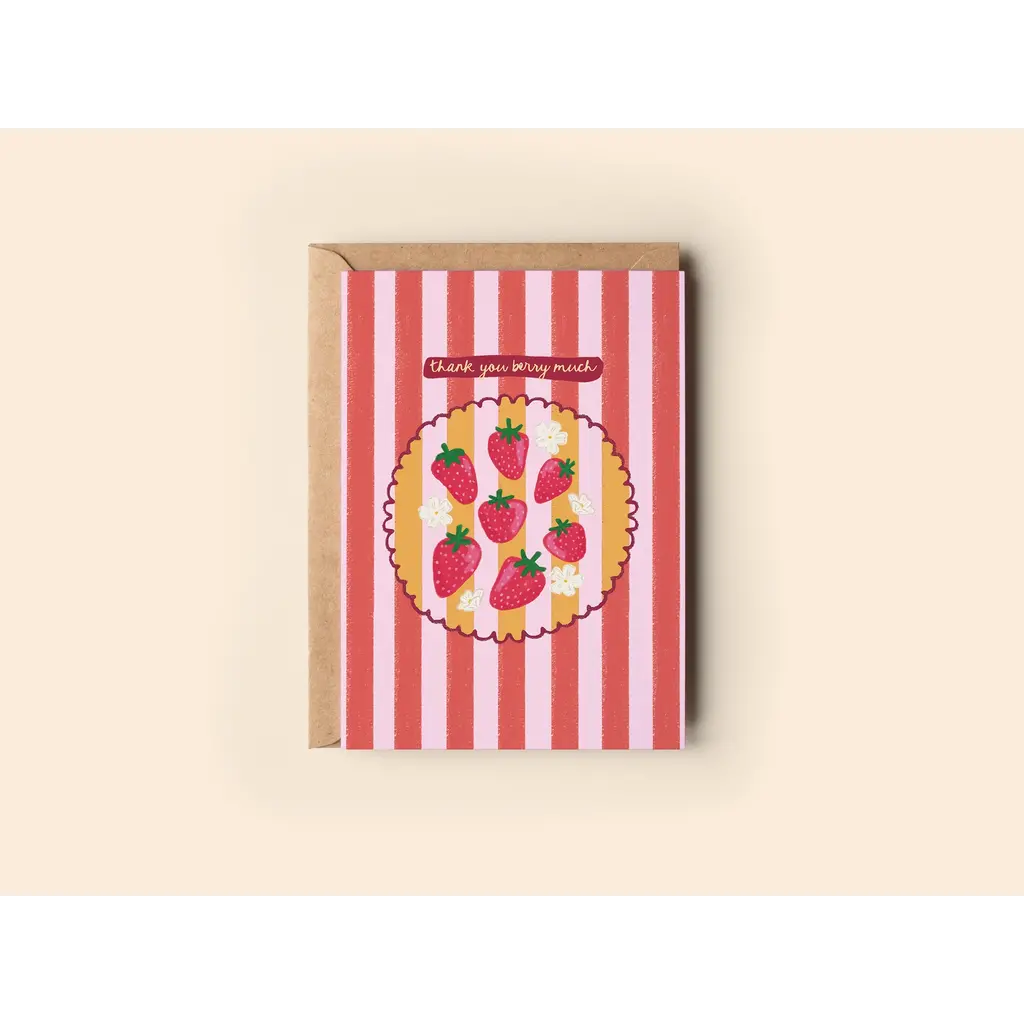 Thank You Berry Much Card