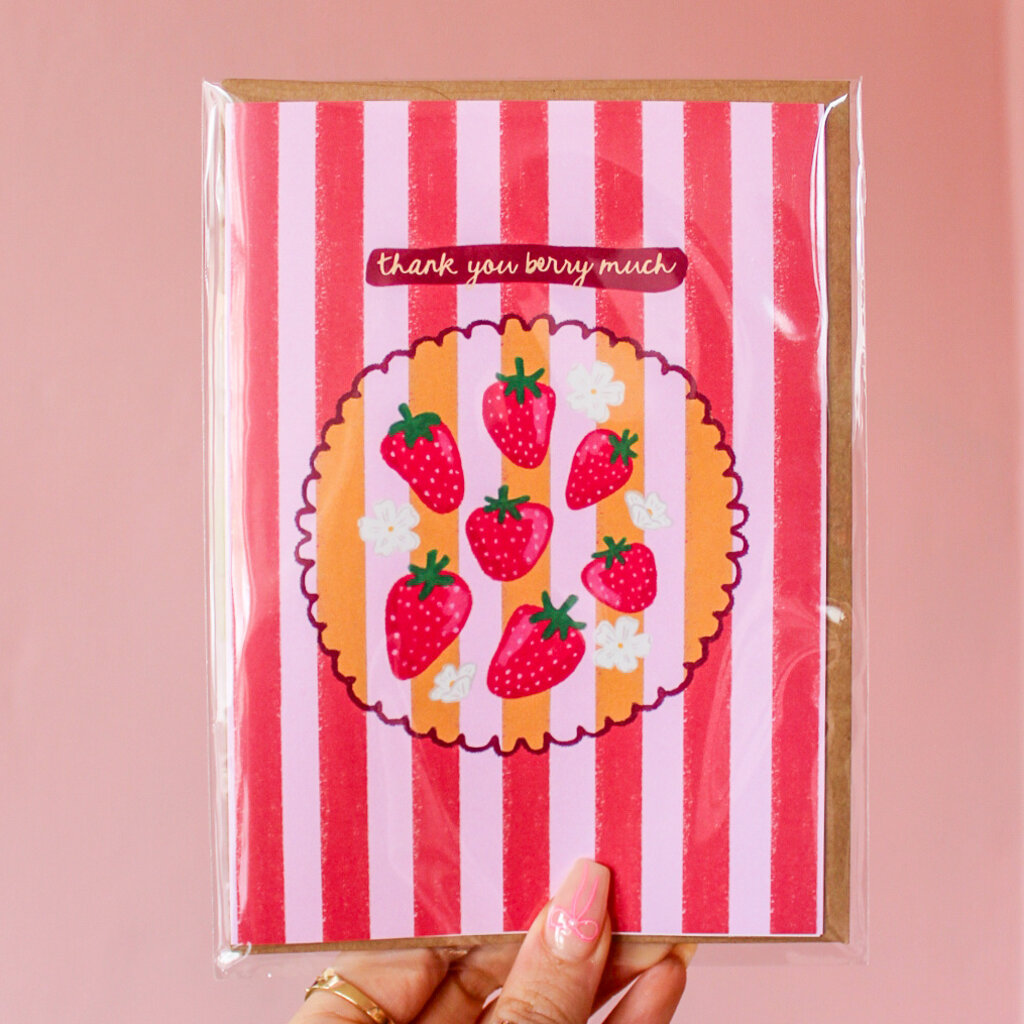 Thank You Berry Much Card