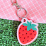 Strawberry Acrylic Keychain