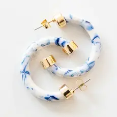 Blue Marble Mini Hoo Hoops