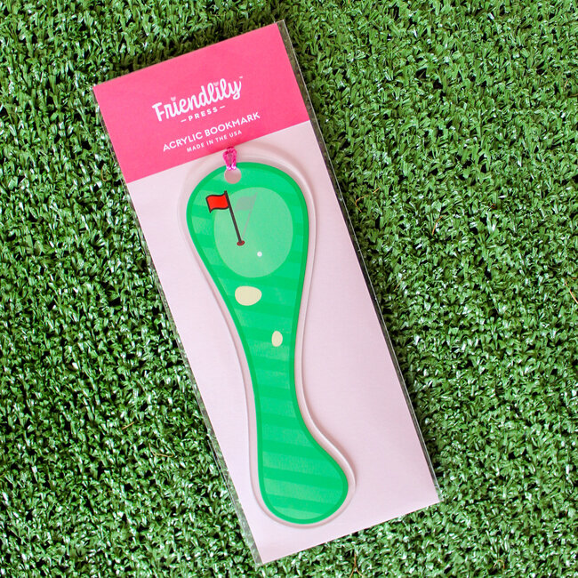19th Hole Acrylic Bookmark