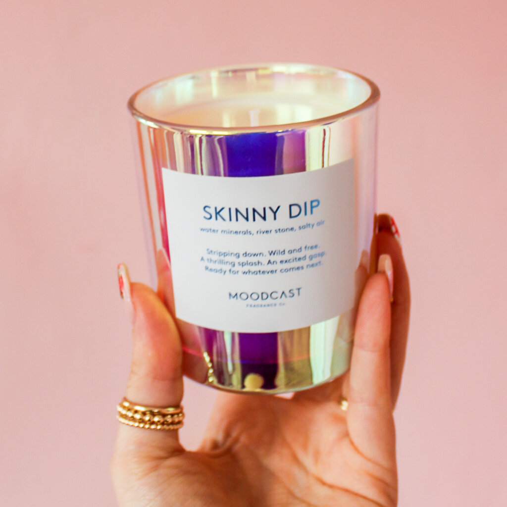 Moodcast 8oz Candle Boxed - Skinny Dip