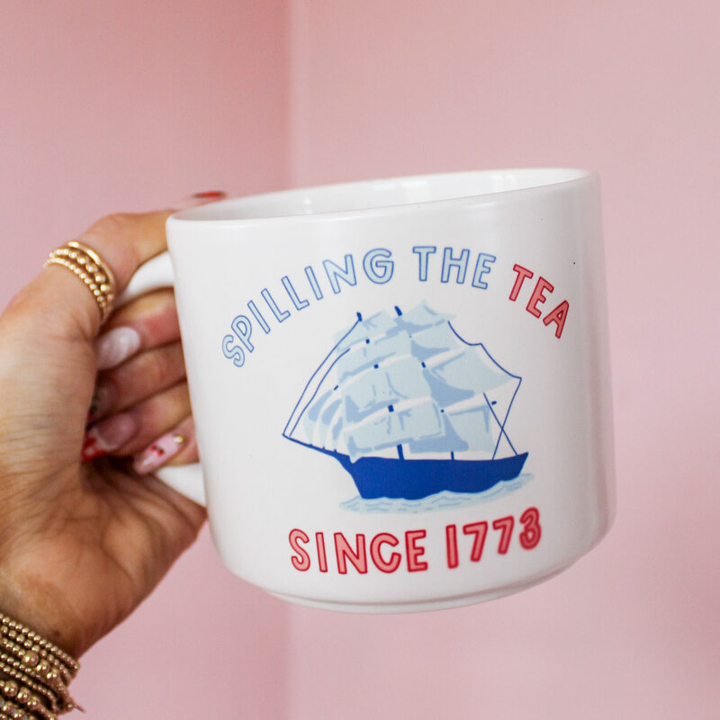 Spilling the Tea Ceramic Mug