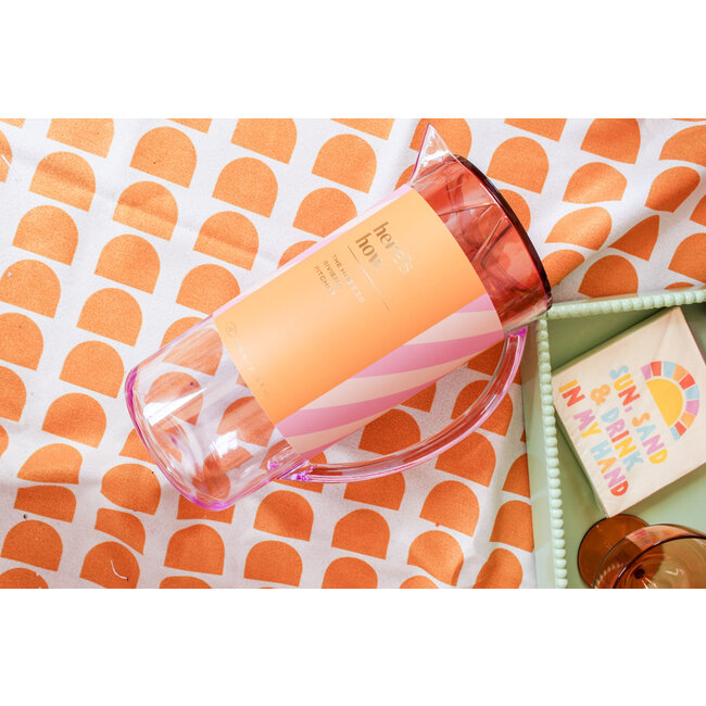 The Hobbes Pitcher - Lilac and Orange