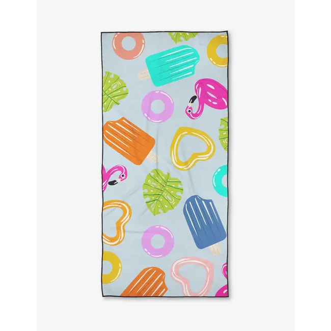 Geometry Beach Towel - Pool Party