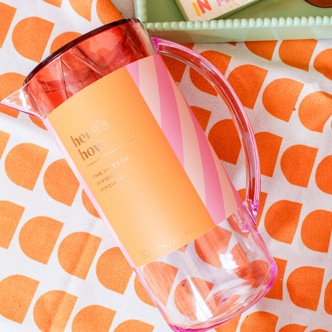 The Hobbes Pitcher - Lilac and Orange