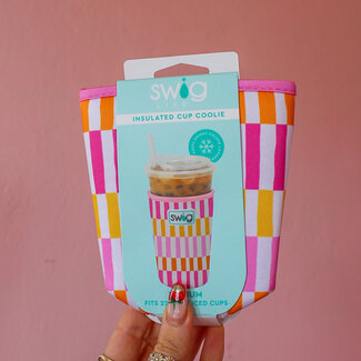 Swig Iced Cup Coolie - Sherbert Stripe